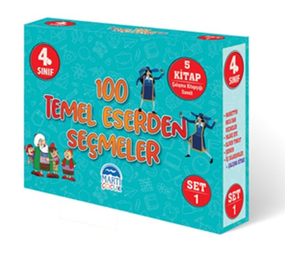 4. Sınıf 100 Temel Eserden Seçmeler Set 1