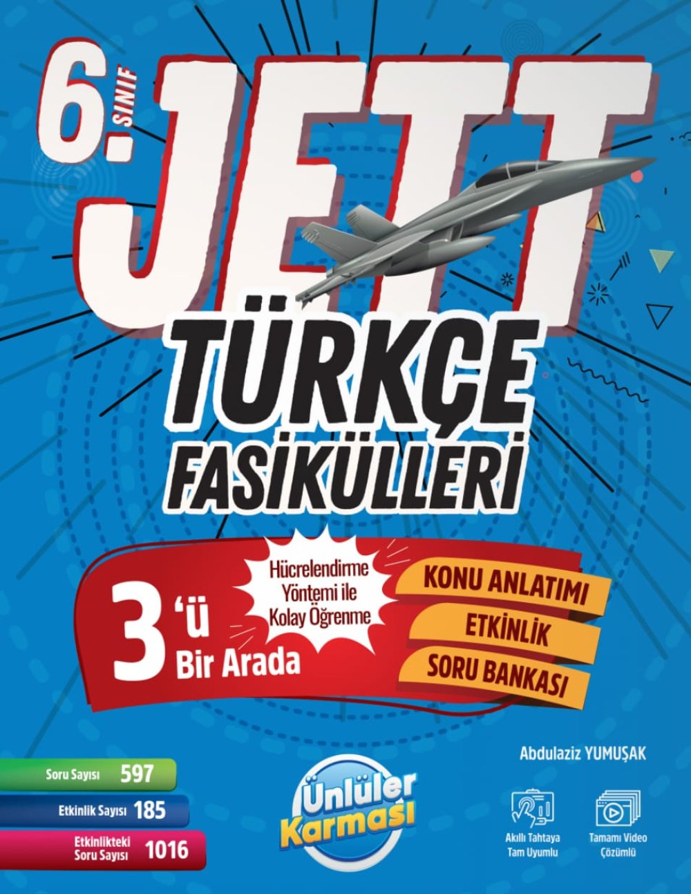 ÜNLÜLER YAYINLARI 6 TÜRKÇE FASİKÜL