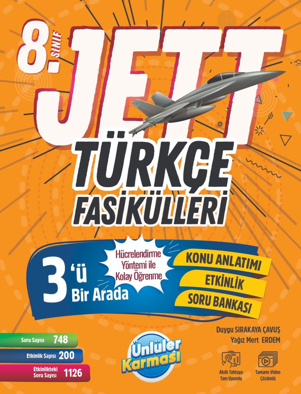 ÜNLÜLER YAYINLARI 8 TÜRKÇE FASİKÜL